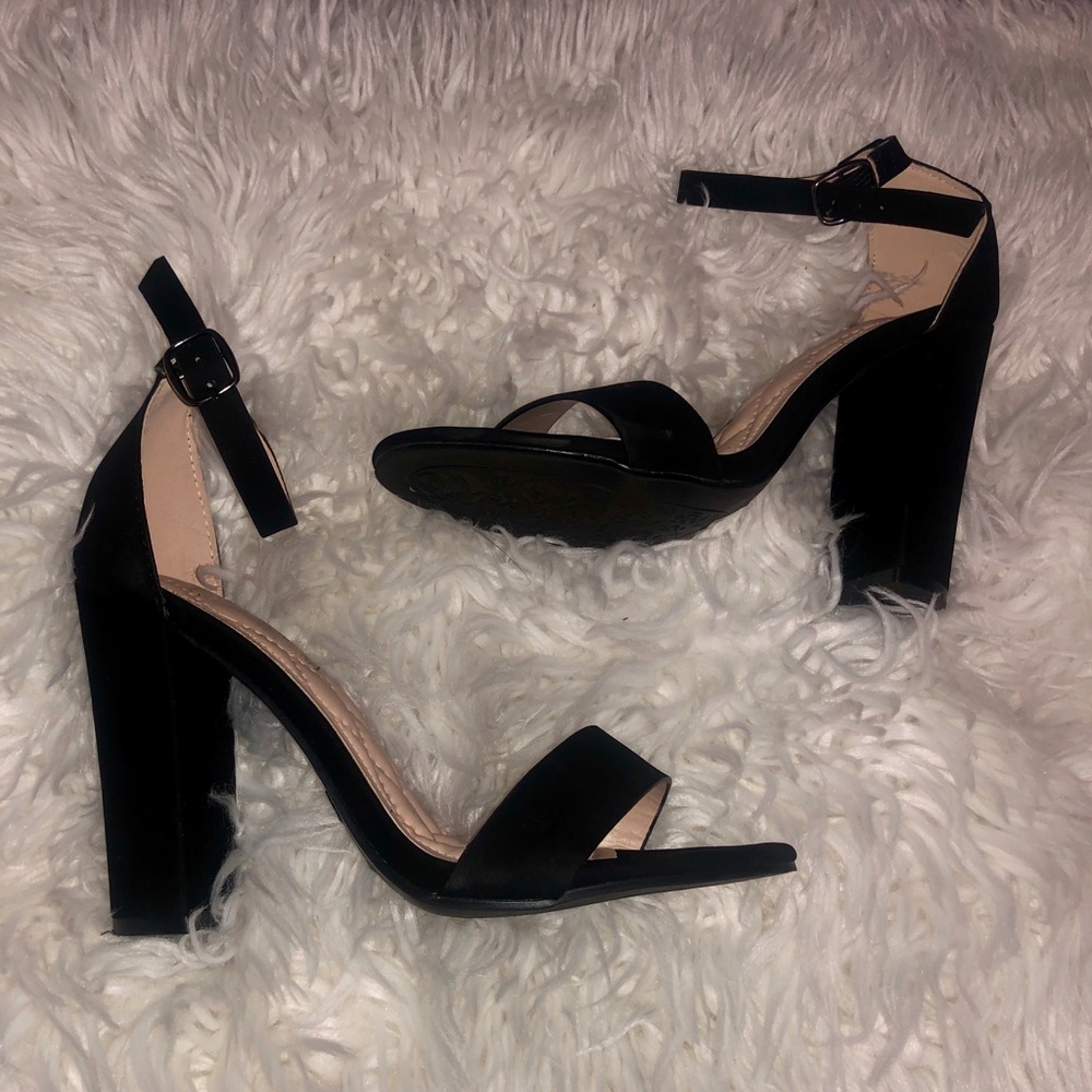 Black heels